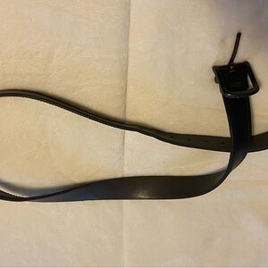 Reversible brown/black leather belt